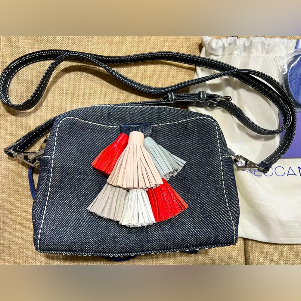 Rebecca Minkoff Mini Sofia Crossbody - Denim used once, comes w tags very cute